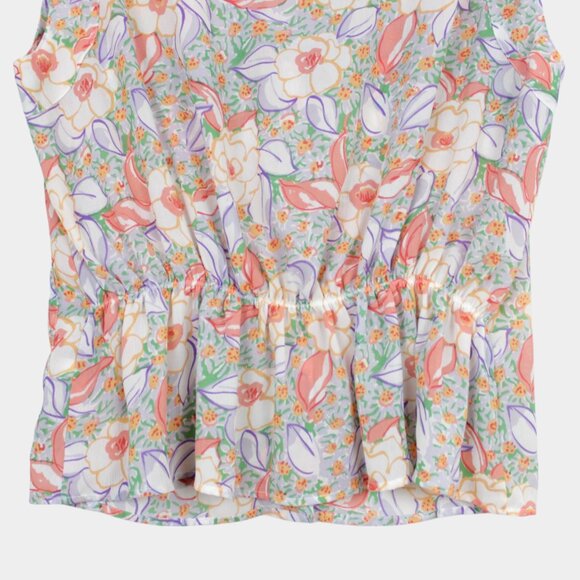 Vintage Victoria's Secret Gold Label 2-Piece Floral Loungewear Set Size Small - Picture 8 of 10